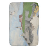 vuurtoren van het Zee Bath Mat (Voorkant Verticaal)