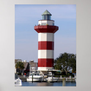 vuurtoren van Hilton Head Poster