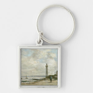 vuurtoren van Honfleur, 1864-66 (olie op het panee Sleutelhanger