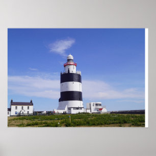 Vuurtoren van Hook Ierland Poster