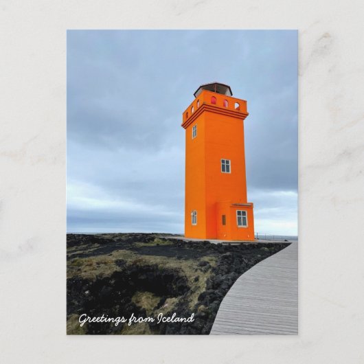 vuurtoren van IJsland - Briefkaart (Voorkant)