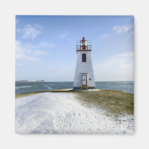 vuurtoren van Inch Arran   New Brunswick Magneet
