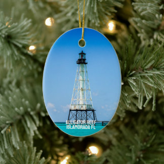 vuurtoren van Islamorada Florida Keramisch Ornament