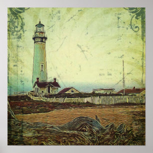  vuurtoren van  kaapolie poster