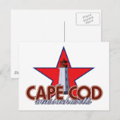 Vuurtoren van Kaapskabeljauw Briefkaart (Voorkant / Achterkant)