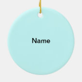 Vuurtoren van Kaapskabeljauw Keramisch Ornament (Achterkant)