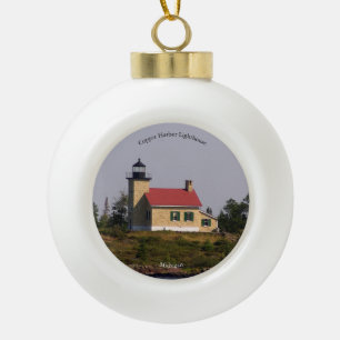 vuurtoren van koperen haven keramische bal ornament