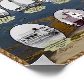 vuurtoren van Louisiana Poster (Hoek)