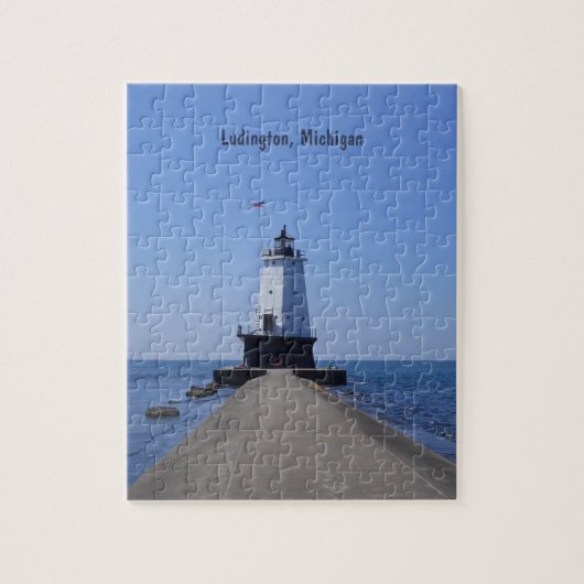 Vuurtoren van Ludington Legpuzzel (Verticaal)