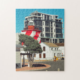 vuurtoren van Maap Town Mouille Point Zuid-Afrika Legpuzzel