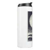 Vuurtoren van Michigan Island Thermosbeker (Gedraaid links)