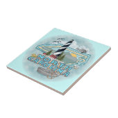 vuurtoren van North Carolina Tegeltje (Zijkant)