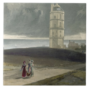 vuurtoren van North Foreland uit 'A Voyage rond G' Tegeltje
