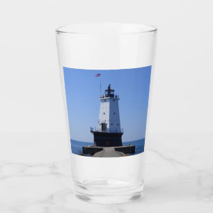 Vuurtoren van North Pierhead, Ludington, MI Glas