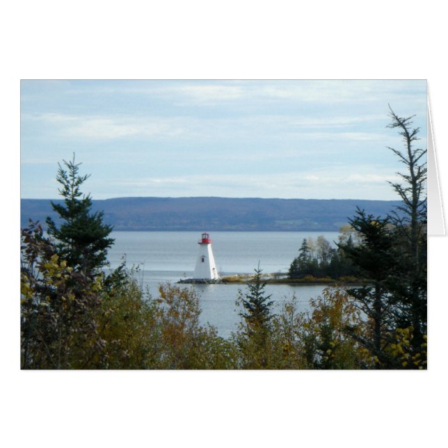 vuurtoren van Nova Scotia (Voorkant Horizontaal)