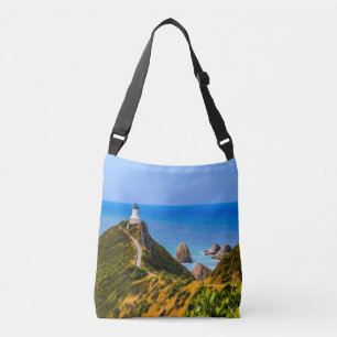 vuurtoren van Nugget Point, Nieuw-Zeeland Crossbody Tas
