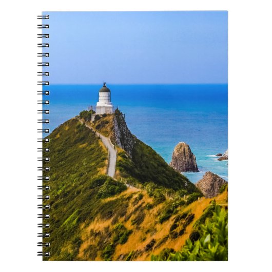 vuurtoren van Nugget Point, Nieuw-Zeeland Notitieboek (Voorkant)