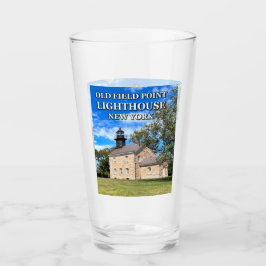 Vuurtoren van Old Field Point, New York Pint Glass Glas