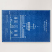 Vuurtoren van Old Point Loma - Californië - AD Legpuzzel (Horizontaal)