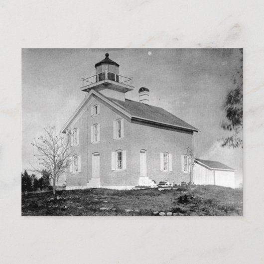 Vuurtoren van Pilot Island Briefkaart (Voorkant)