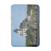 Vuurtoren van Pomham Rocks, badmat van Rhode Islan (Voorkant Verticaal)