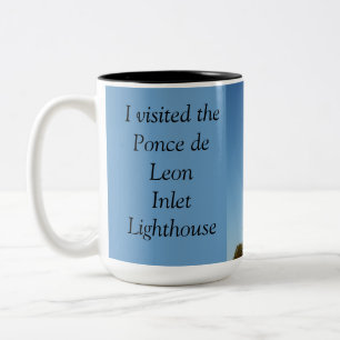 vuurtoren van Ponce de Leon Tweekleurige Koffiemok