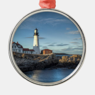 Vuurtoren van Portland Head Metalen Ornament