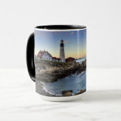 Vuurtoren van Portland Head Mok (Voorkant links)