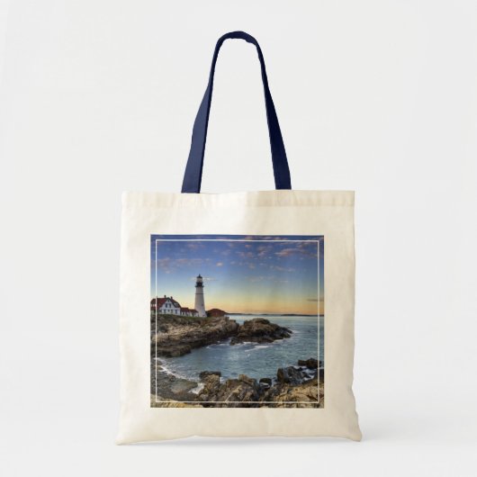 Vuurtoren van Portland Head Tote Bag (Voorkant)