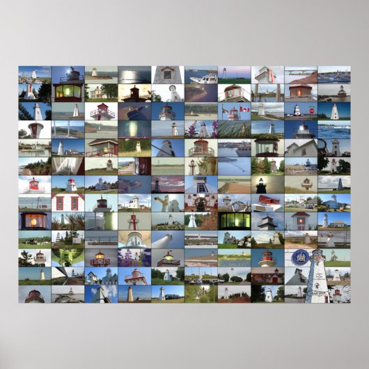 vuurtoren van Prince Edward Island Poster (Voorkant)
