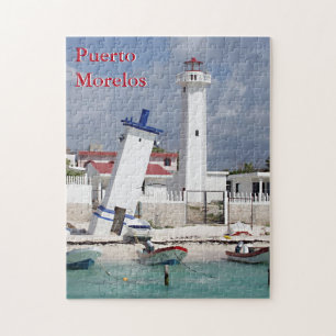 vuurtoren van Puerto Morelos Legpuzzel