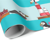 vuurtoren van Puffin Cadeaupapier (Rol Hoek)