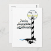 Vuurtoren van Punta Moscarter Briefkaart (Voorkant / Achterkant)