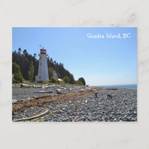 Vuurtoren van Quadra Island Briefkaart