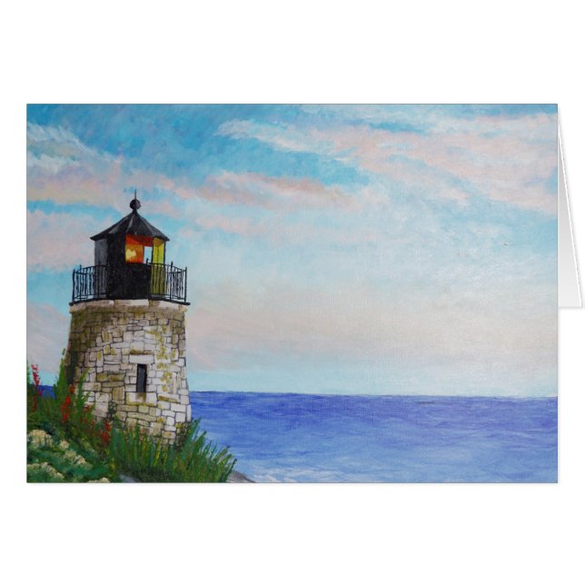 vuurtoren van Rhode Island (Voorkant Horizontaal)