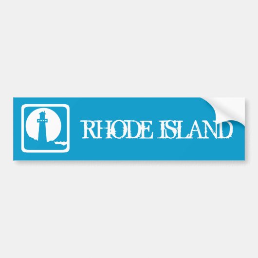 vuurtoren van Rhode Island Bumpersticker (Voorkant)