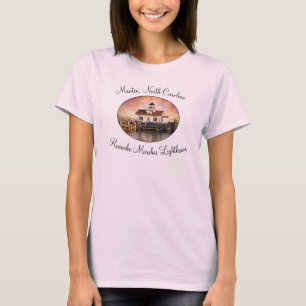 Vuurtoren van Roanoke Marshes _ Manteo North Carol T-shirt