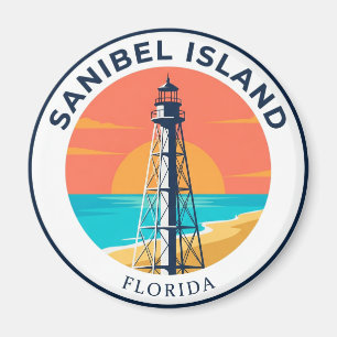Vuurtoren van Sanibel Island USA Magneet