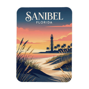Vuurtoren van Sanibel Island USA Magneet