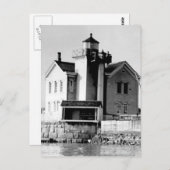 vuurtoren van Saugerties Briefkaart (Voorkant / Achterkant)