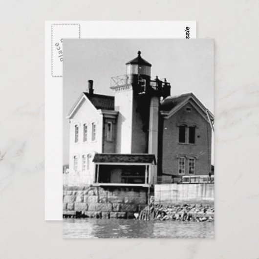 vuurtoren van Saugerties Briefkaart (Voorkant / Achterkant)