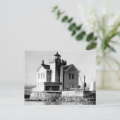 vuurtoren van Saugerties Briefkaart (Staand voorkant)