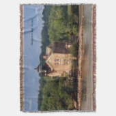 vuurtoren van Saugerties, geweven deken (Voorkant Verticaal)