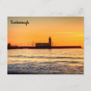 vuurtoren van Scarborough Briefkaart