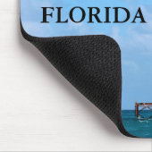 Vuurtoren van Sombrero Key, Florida Mousepad Muismat (Hoek)