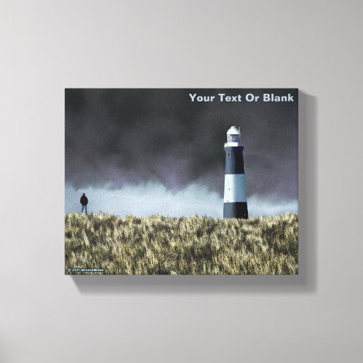 vuurtoren van Spurn Point Canvas Afdruk (Voorkant)