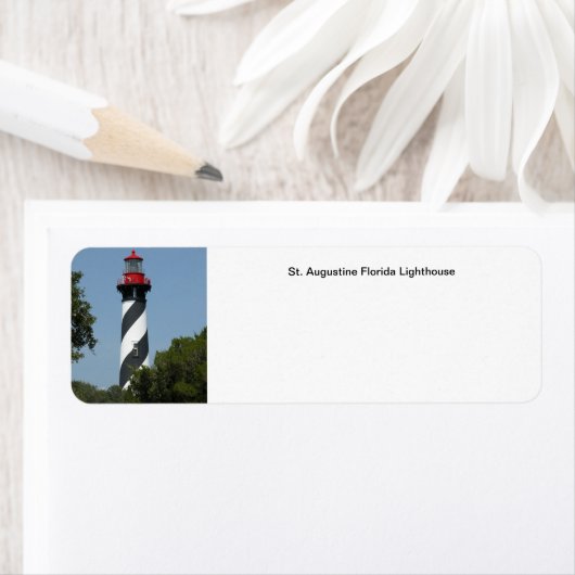 Vuurtoren van St. Augustine Florida Etiket (Insitu)
