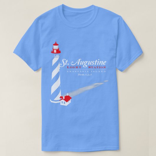 Vuurtoren van St. Augustine T-shirt (Design voorkant)