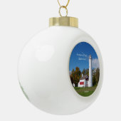 vuurtoren van Sturgeon Point Keramische Bal Ornament (Links)