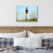 Vuurtoren van Tybee Island Canvas Afdruk (Insitu (Slaapkamer))